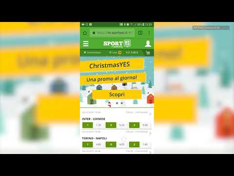 SportYes App Mobile scommesse sportive Android