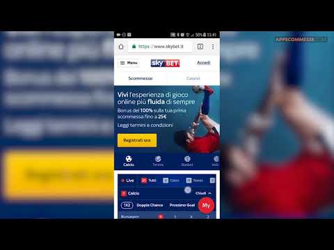 Skybet App Mobile scommesse sportive Android