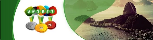Banner della promo 1 bonus per medaglia Unibet