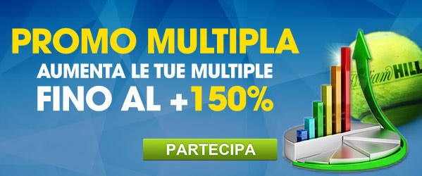 Banner della Promo Multipla William Hill del 26/09/2016