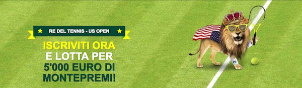 Il Re del Tennis Paddy Power per gli US Open 2016