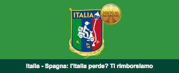 Rimborso Paddy Power per Italia vs. Spagna del 06/10/2016