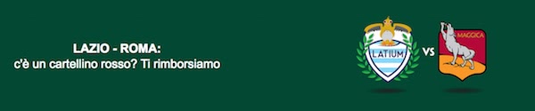 Promo Paddy Power per il derby Lazio vs. Roma 2016
