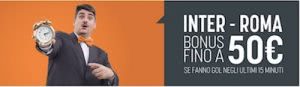 promo Snai Inter Roma