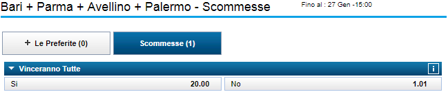 william hill serie b 27 01 2018
