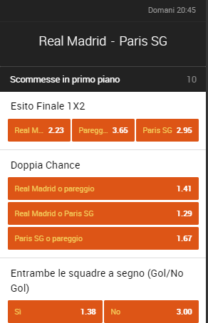 real madrid psg 14-02-2018 