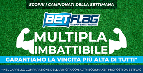 betflag multipla imbattibile 2018 promo