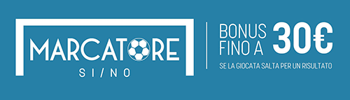 snai marcatore si no 2018 promo