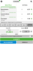 codere schedina