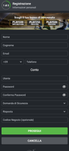 registrazione planetwin365 app